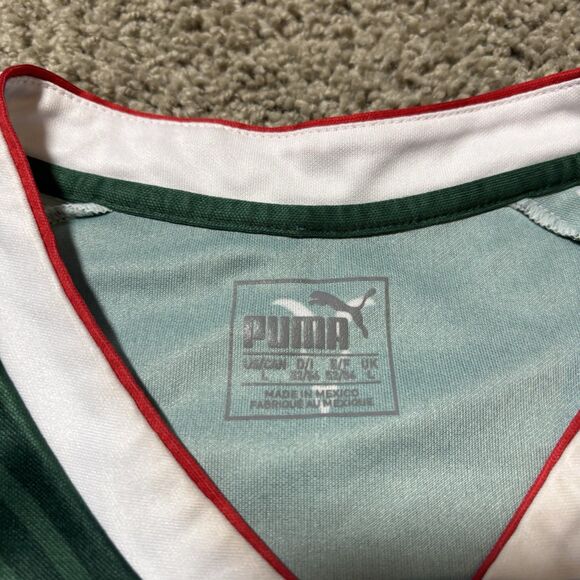 Puma CD Guadalajara Soccer Jersey Green 2017 2018 3rd Kit Men’s M Liga MX Tecate - Picture 5 of 8